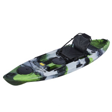 2020 China OEM not inflatable single person sea paddle fishing kayak boat wholesale with aluminum frame seat for sale
